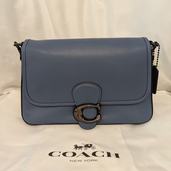 Coach Soft Tabby Shoulder Bag in Chambray (blue) - Picture 2 of 14